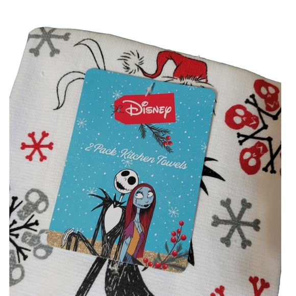 Disney Kitchen Disneys Nightmare Before Christmas Santa Jack Skellington Kitchen 2 Towels